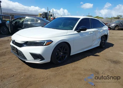 2023 Honda Civic Sport z USA, uszkodzony, nr VIN 2HGFE2F59PH554302